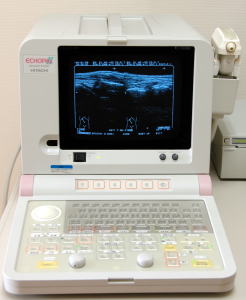 電子走査形超音波診断装置の写真
